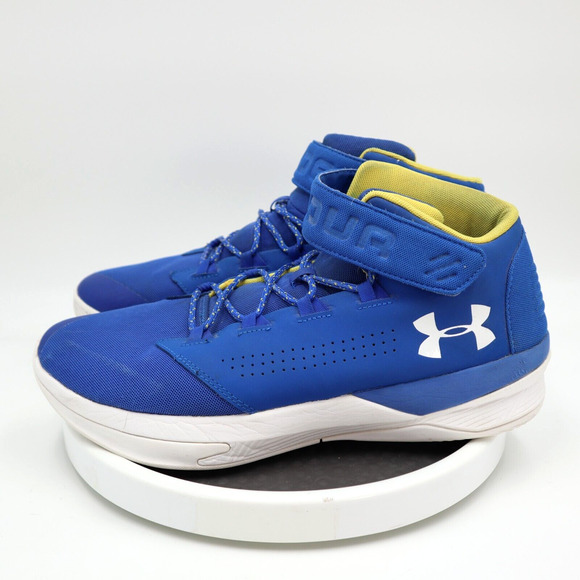 Under Armour Mens Size 13 Basketball Shoes Get B Zees Blue Gym Indoor Sneakers - Picture 1 of 16